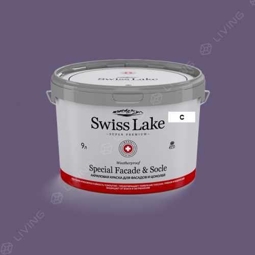 картинка Краска Swiss Lake Special Faсade & Socle цвет CHINABERRY №1900 от LIVING