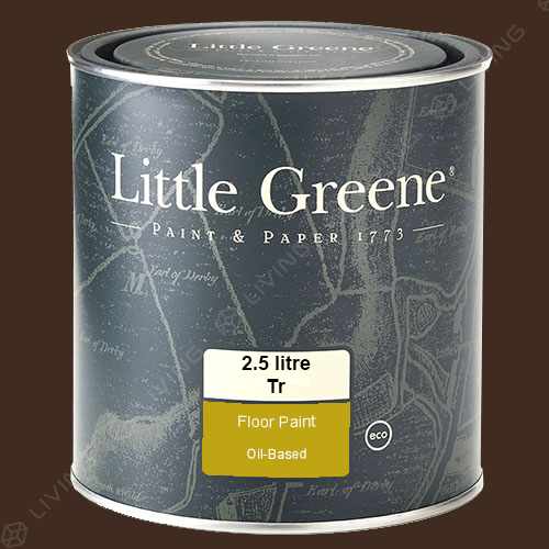 картинка Краска Little Greene Floor Paint цвет Spanish Brown №32 от LIVING
