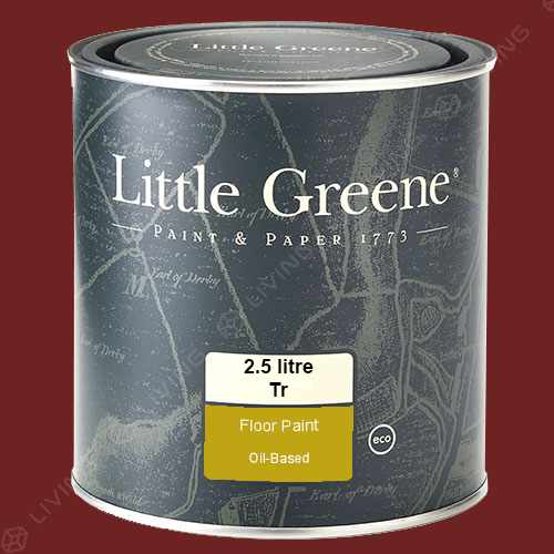 картинка Краска Little Greene Floor Paint цвет Bronze Red №15 от LIVING