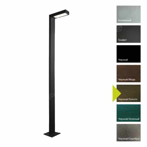 картинка Фонарные столбы Norlys коллекция Asker, арт. 1367BD (черный, золото) от LIVING