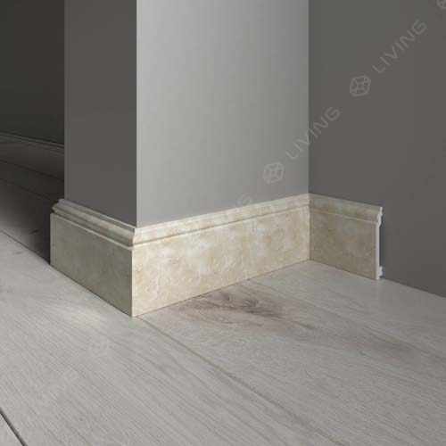Плинтус Decor-Dizayn, бежевый, арт. 701-10, коллекция Плинтусы 701, 240 х 10 х 1,6 см. Россия