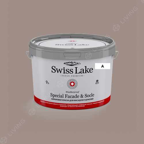 картинка Краска Swiss Lake Special Faсade & Socle цвет barrister №549 от LIVING