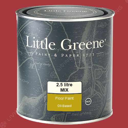 картинка Краска Little Greene Floor Paint цвет Cape Red №279 от LIVING