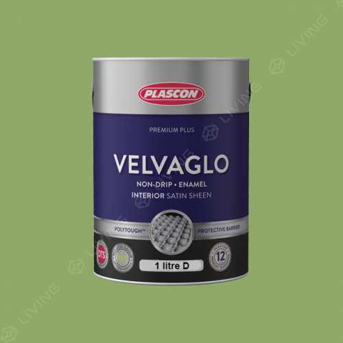 картинка Краска Plascon VELVAGLO цвет Maiden Grass арт.G1-B1-2 от LIVING