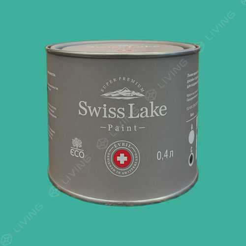 картинка Краска Swiss Lake Wall Comfort 7 цвет intense green №2314 от LIVING