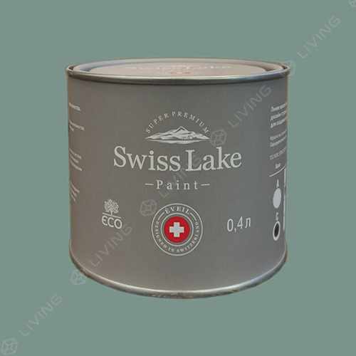 картинка Краска Swiss Lake Wall Comfort 7 цвет rain №2289 от LIVING