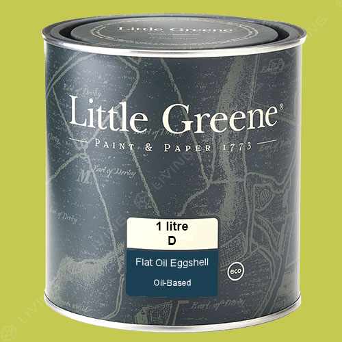 картинка Краска Little Greene Flat Oil Eggshell цвет Pale Lime №70 от LIVING