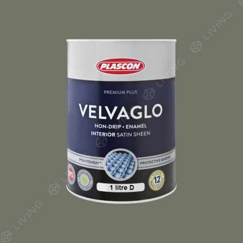 картинка Краска Plascon VELVAGLO WB цвет Green Fog арт.G1-E1-3 от LIVING