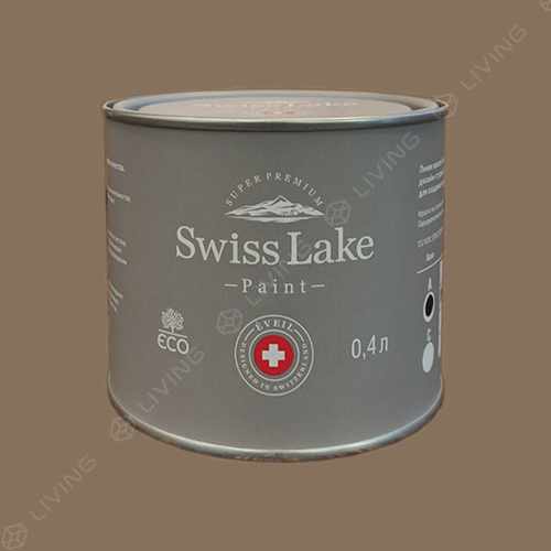 картинка Краска Swiss Lake Wall Comfort 7 цвет brownie №634 от LIVING