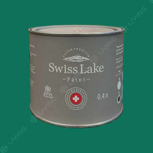 картинка Краска Swiss Lake Wall Comfort 7 цвет Emerald City №2510 от LIVING