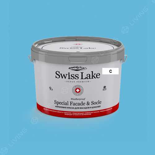 картинка Краска Swiss Lake Special Faсade & Socle цвет cay №2137 от LIVING