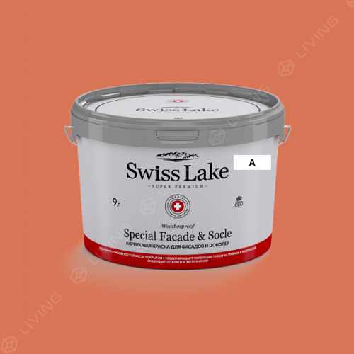 картинка Краска Swiss Lake Special Faсade & Socle цвет nectarine №1341 от LIVING