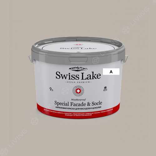 картинка Краска Swiss Lake Special Faсade & Socle цвет felted wool №578 от LIVING