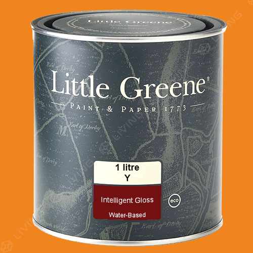 картинка Краска Little Greene Acrylic Gloss (Intelligent Gloss) цвет Marigold №209 от LIVING