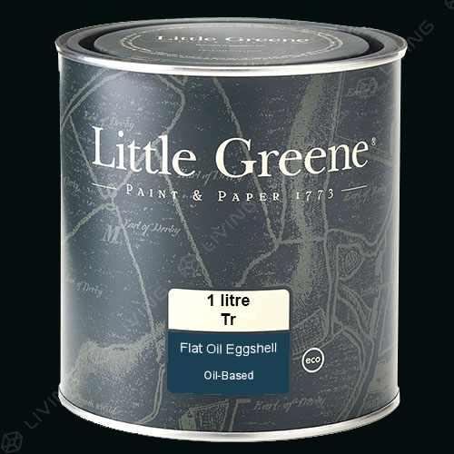 картинка Краска Little Greene Flat Oil Eggshell цвет Jack Black №119 от LIVING