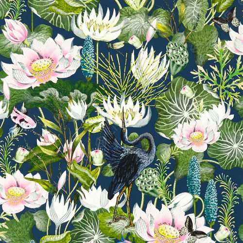 картинка Обои Clarke & Clarke, коллекция Botanical Wonders Wallpaper, арт. W0137/04, Великобритания от LIVING