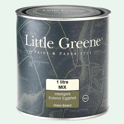картинка Краска Little Greene Intelligent Exterior Eggshell цвет Aquamarine Pale №282 от LIVING