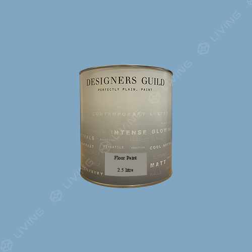 картинка Краска Designers Guild Floor Paint цвет BORAGE FLOWER BLUE №46 от LIVING