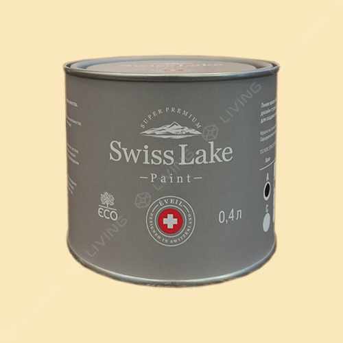 картинка Краска Swiss Lake Wall Comfort 7 цвет yellow Naples №1015 от LIVING