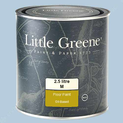 картинка Краска Little Greene Floor Paint цвет Pale Wedgwood №249 от LIVING