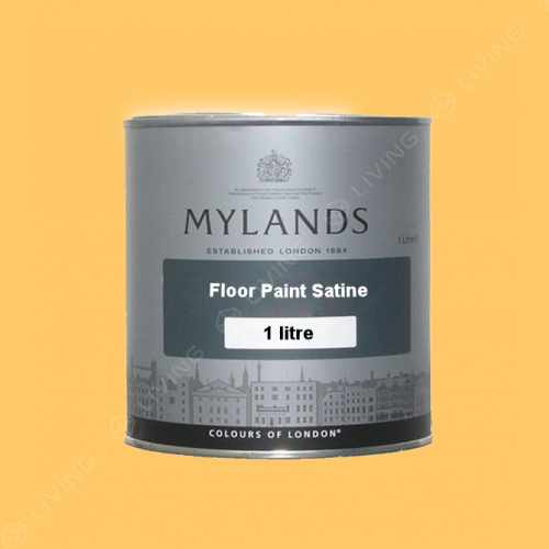 картинка Краска Mylands Floor Paint Satine цвет Golden Square №131 от LIVING