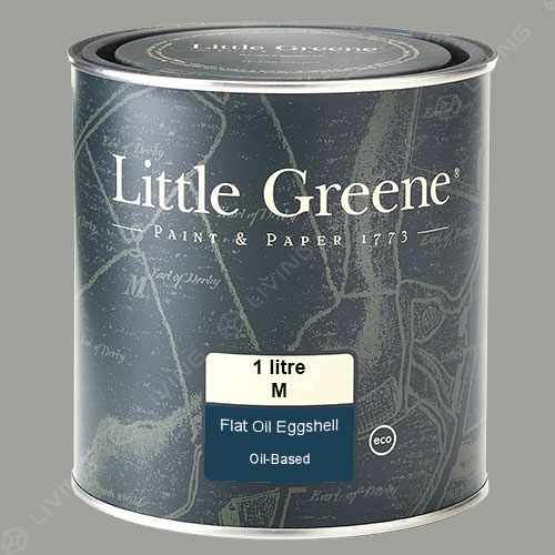 картинка Краска Little Greene Flat Oil Eggshell цвет Urbane Grey №225 от LIVING