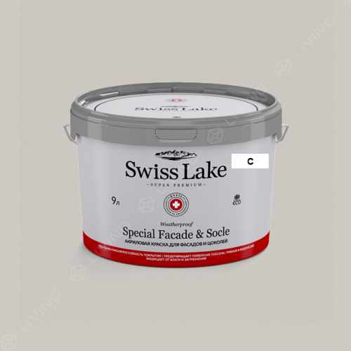 картинка Краска Swiss Lake Special Faсade & Socle цвет old castle №2767 от LIVING