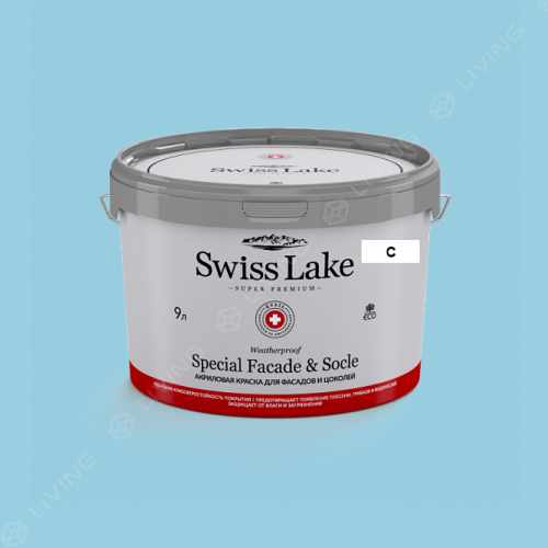 картинка Краска Swiss Lake Special Faсade & Socle цвет sleepy hollow №2133 от LIVING