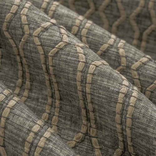 картинка Ткань Trend, коллекция Echo Retreat Stone / Linen, арт. 05148 Graphite, Индия от LIVING