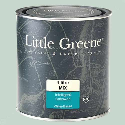 картинка Краска Little Greene Intelligent Satinwood цвет Aquamarine Mid №284 от LIVING