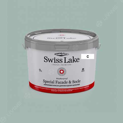 картинка Краска Swiss Lake Special Faсade & Socle цвет underseas №2287 от LIVING