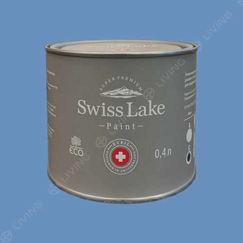 картинка Краска Swiss Lake Wall Comfort 7 цвет ethereal blue №2028 от LIVING