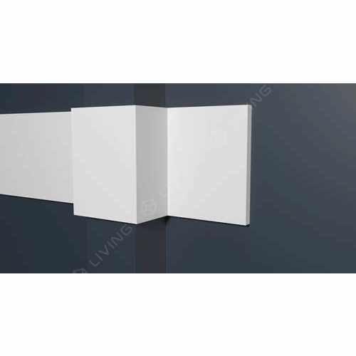 Молдинг Decor-Dizayn, белый, арт. DD12, коллекция DD, 200 х 9,9 х 0,8 см Россия