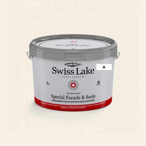 картинка Краска Swiss Lake Special Faсade & Socle цвет cream foam №127 от LIVING