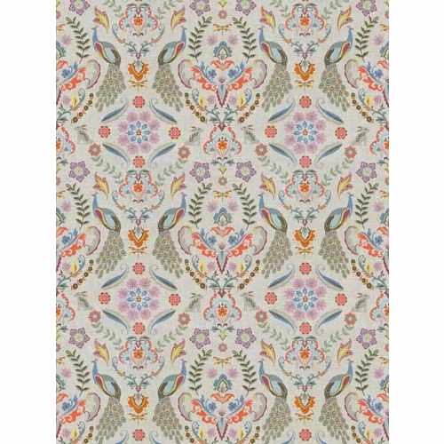 Ткань Trend, коллекция Echo Retreat Citrus / Coral, арт. 05132 Linen Multi, Китай