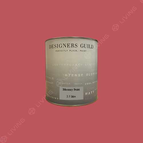 картинка Краска Designers Guild Masonry Paint цвет DAMASK ROSE №123 от LIVING