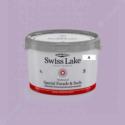 картинка Краска Swiss Lake Special Faсade & Socle цвет inspired lilac №1718 от LIVING