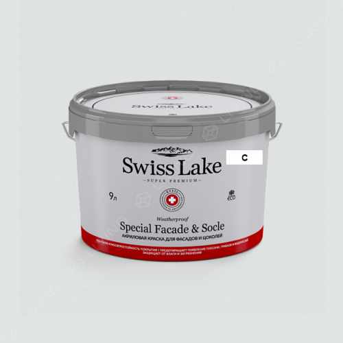 картинка Краска Swiss Lake Special Faсade & Socle цвет Agave №2424 от LIVING