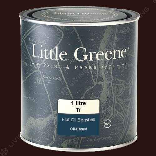картинка Краска Little Greene Flat Oil Eggshell цвет Purple Brown №8 от LIVING