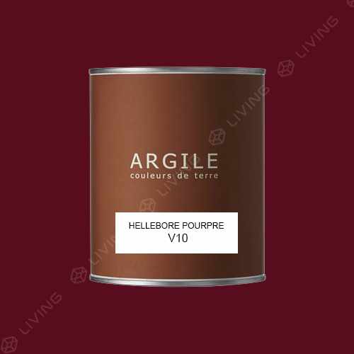 картинка Краска Argile Mat Veloute цвет HELLEBORE POURPRE V10 от LIVING