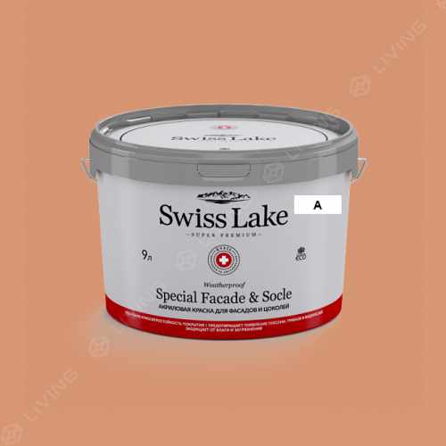 картинка Краска Swiss Lake Special Faсade & Socle цвет indiana clay №1632 от LIVING