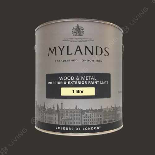 картинка Краска Mylands Wood&metal matt цвет London Brown №287 от LIVING