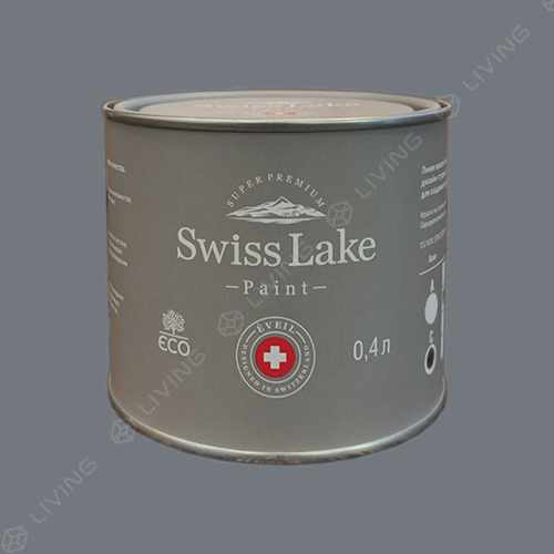 картинка Краска Swiss Lake Wall Comfort 7 цвет platinum stain №2935 от LIVING
