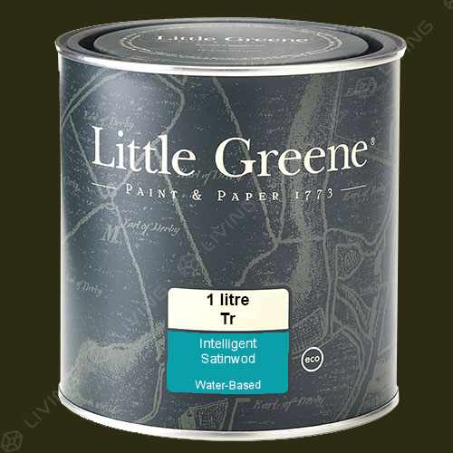 картинка Краска Little Greene Intelligent Satinwood цвет Invisible Green №56 от LIVING