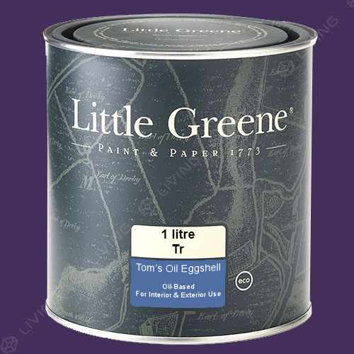 картинка Краска Little Greene Toms Oil Eggshell цвет Purpleheart №188 от LIVING