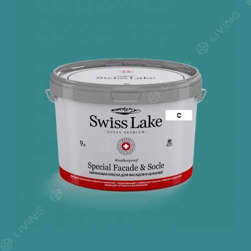 картинка Краска Swiss Lake Special Faсade & Socle цвет Velvet Curtains №2416 от LIVING