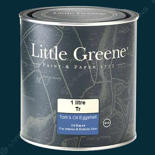 картинка Краска Little Greene Toms Oil Eggshell цвет Hicks Blue №208 от LIVING