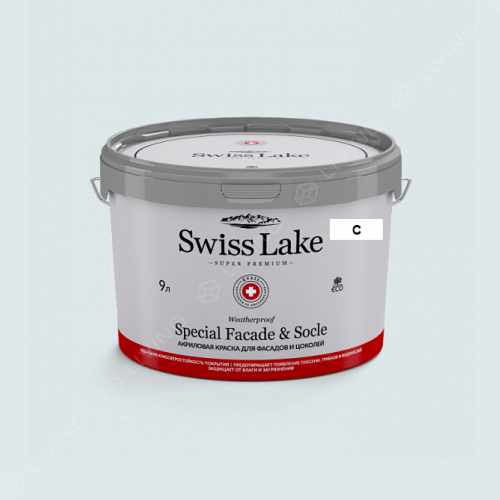 картинка Краска Swiss Lake Special Faсade & Socle цвет victoria glacier №2229 от LIVING