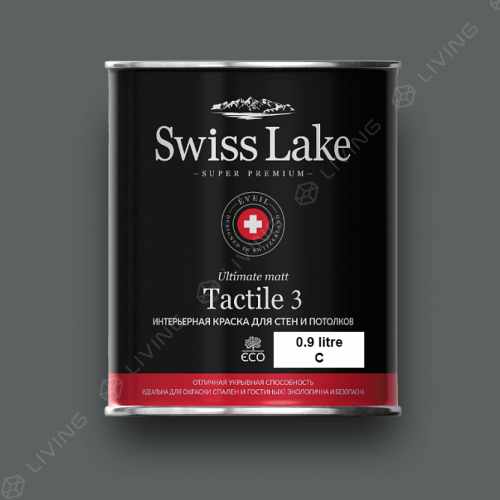 картинка Краска Swiss Lake Tactile 3 цвет serpent №2890 от LIVING