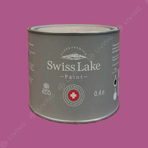 картинка Краска Swiss Lake Wall Comfort 7 цвет GERANIUM PINK №1693 от LIVING